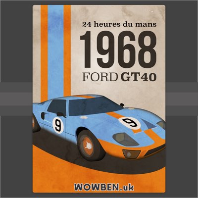 GT40 Le Mans • Wowben.uk