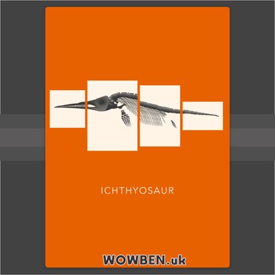 Ichthyosaur • Wowben.uk