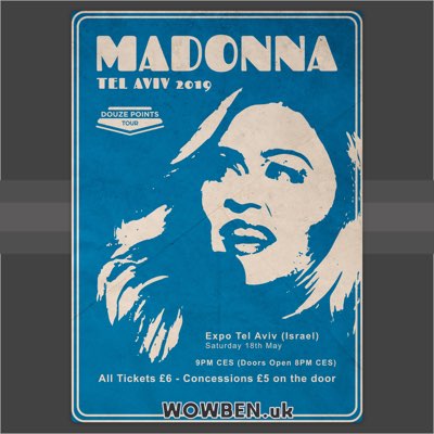 Madonna Eurovision• Wowben.uk