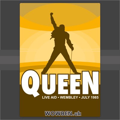 Queen Wembly• Wowben.uk