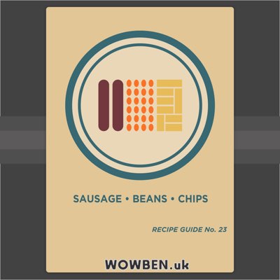 Sausage Beans Chips • Wowben.uk