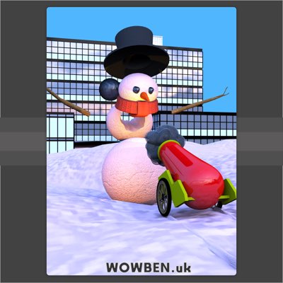 Snowman Cannon • Wowben.uk
