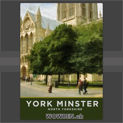 York Minster Poster• Wowben.uk