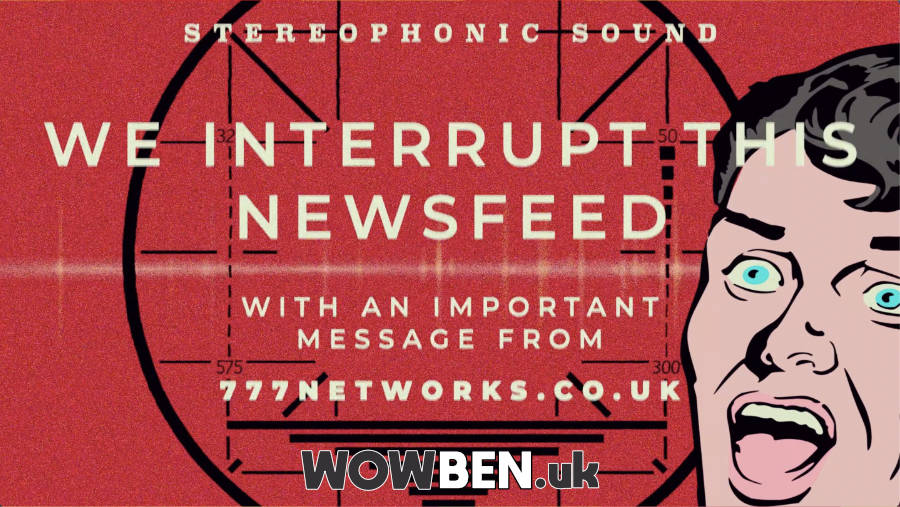 An animation created for distribution on LinkedIn for Leeds based 777 Networks IT Support Sevices